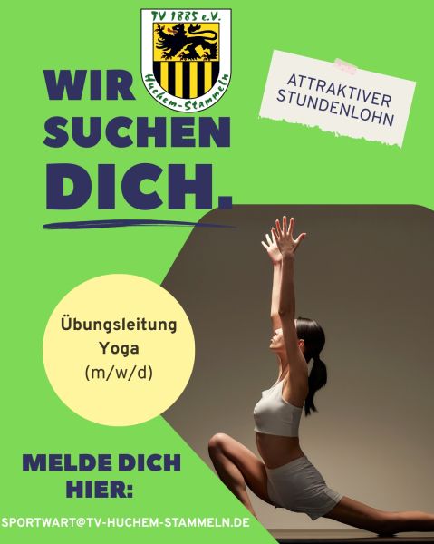 wir suchen dich yoga